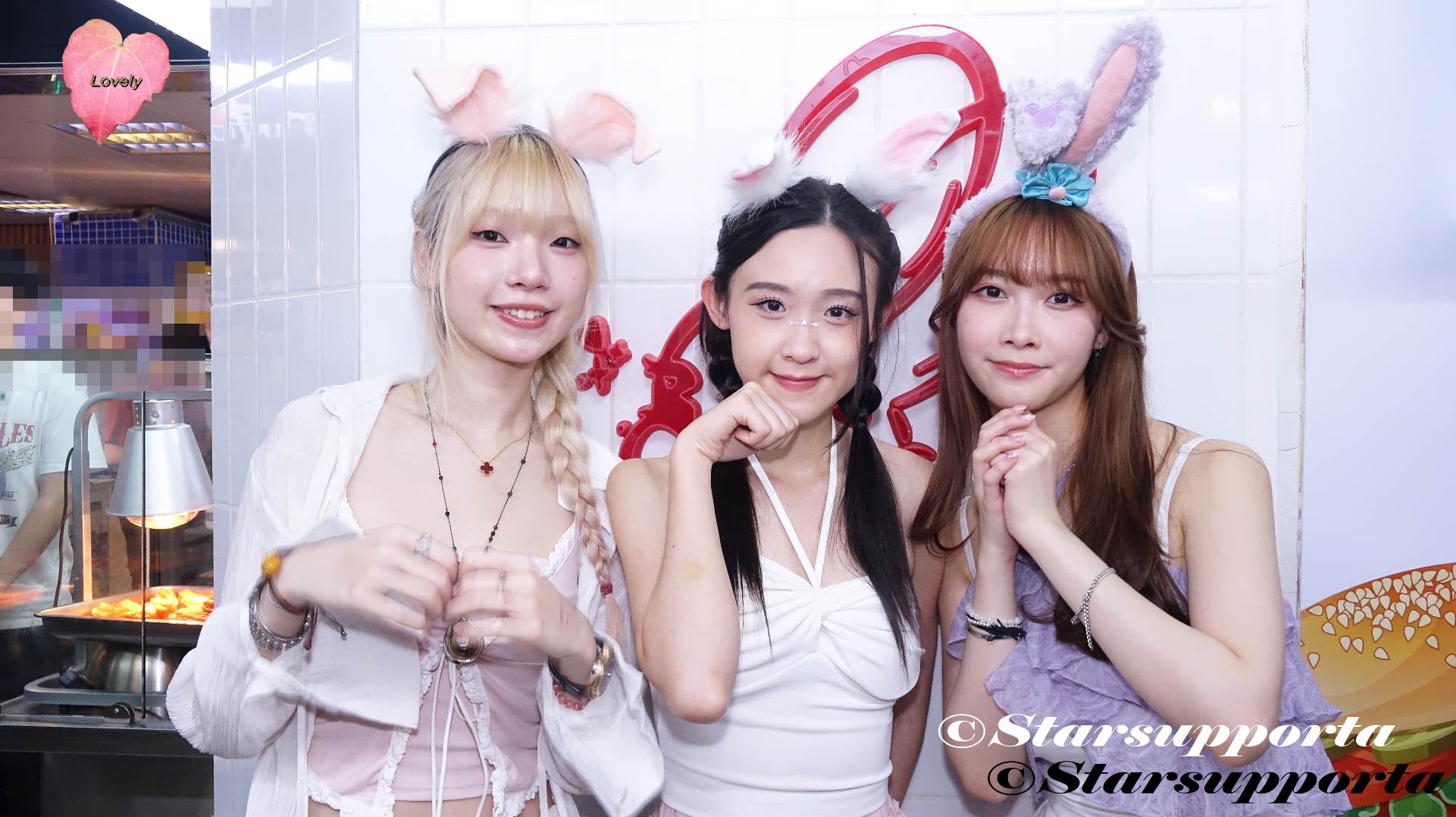 20240616 李濰靜 Marvia, 李婉君 Wendy, 曾祉婷 Meme (Spiral) @ Bunny Churros 限定店長 @ 香港葵芳葵涌廣場